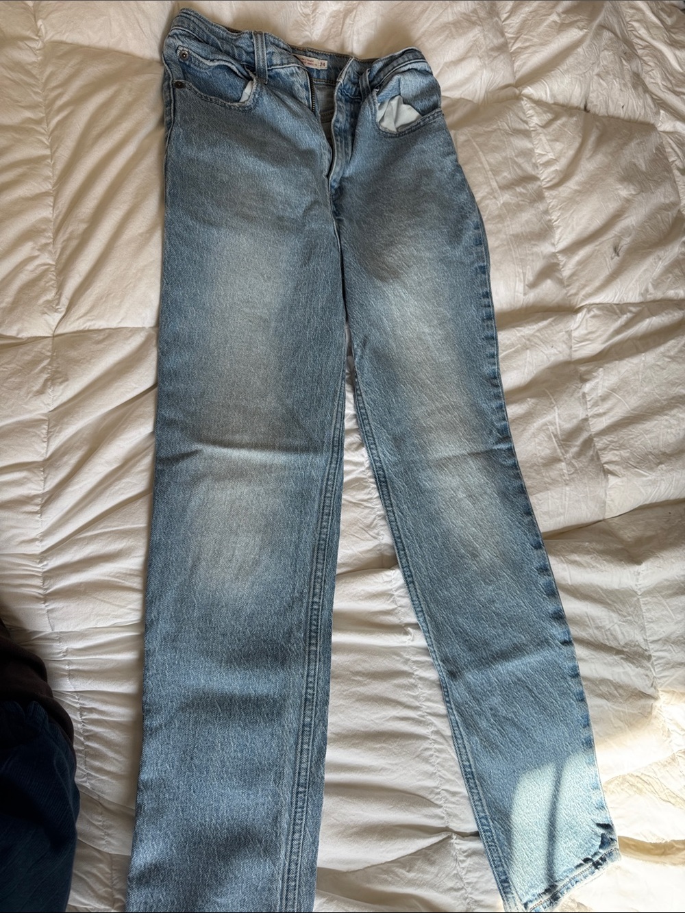 Levi's Light Blue Straight-Leg Jeans